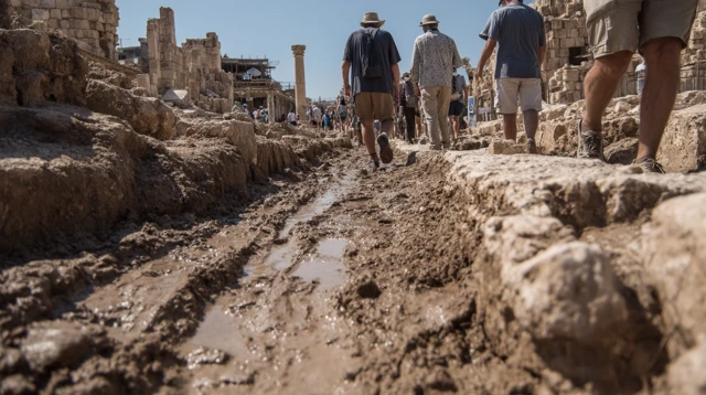 Ancient Israel Footsteps in a Ruined City