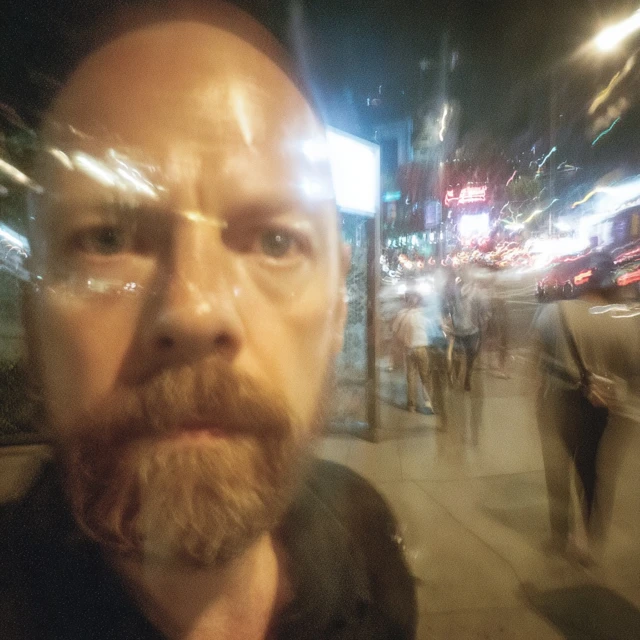 Candid iPhone Selfie Night Scene in Los Angeles