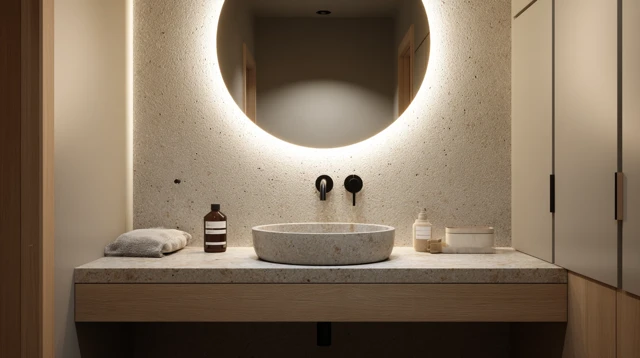 Luxury Powder Room Design: Sydney Residence