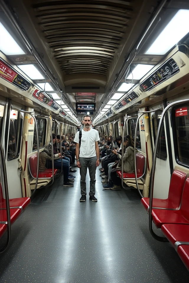 Subway Commute: Alone in a Crowd