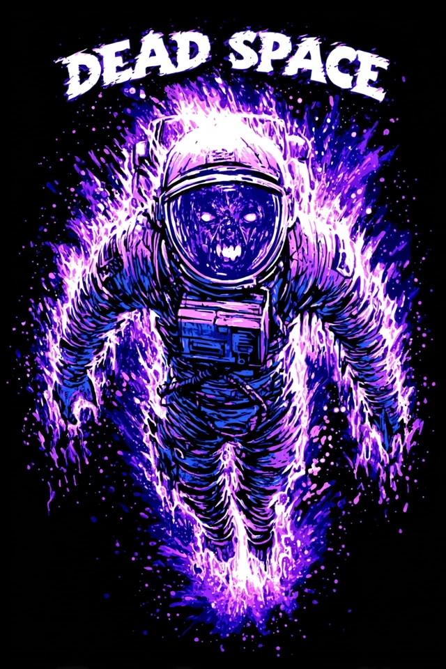 Dead Space: Retro Horror Comic Cover