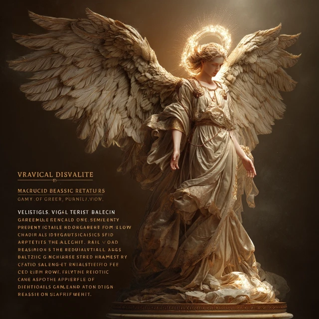 Photorealistic Angel Divine and Ethereal