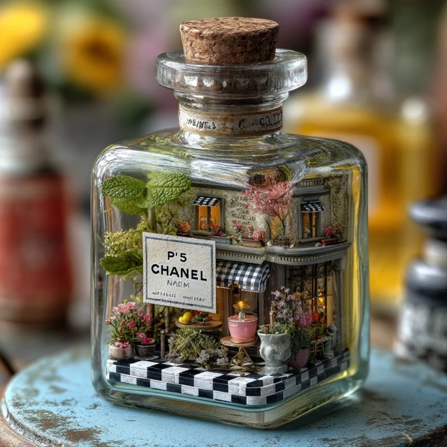 Chanel Miniature in a Jar: Retro Art