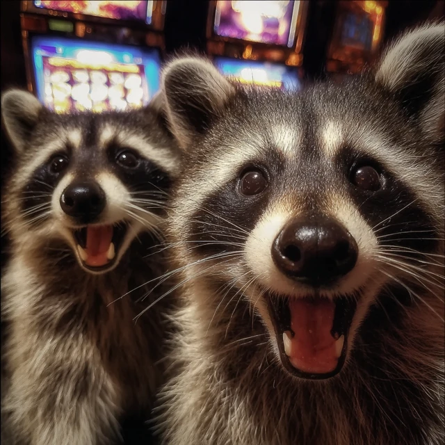 Raccoons Casino Fun Excitement Slot Machines