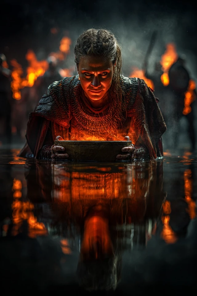 Viking Woman Ritual Prophecy of War