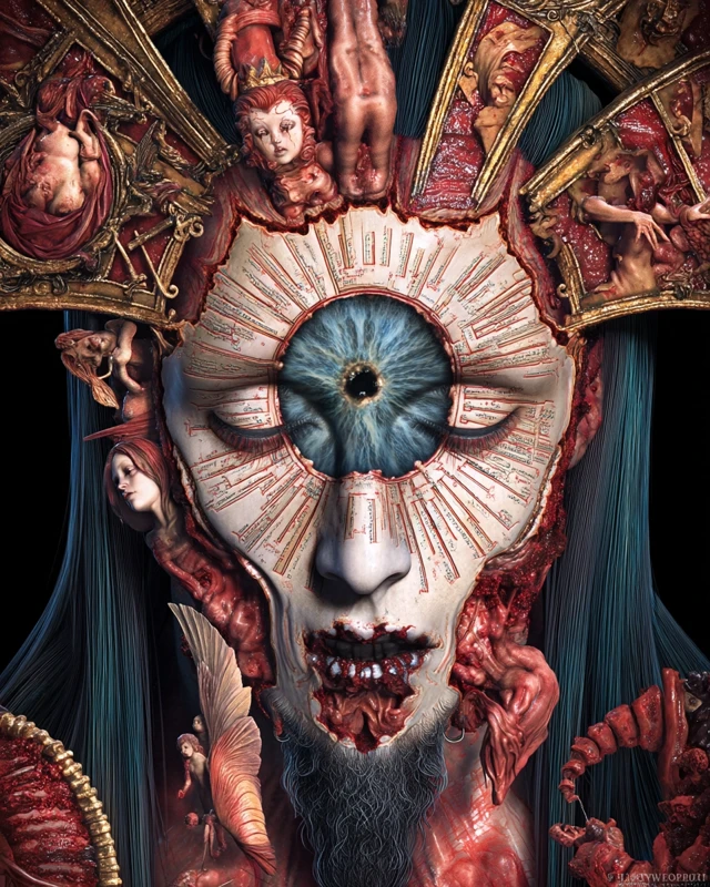 Horrific Fantasy Art Baroque Renaissance Terror
