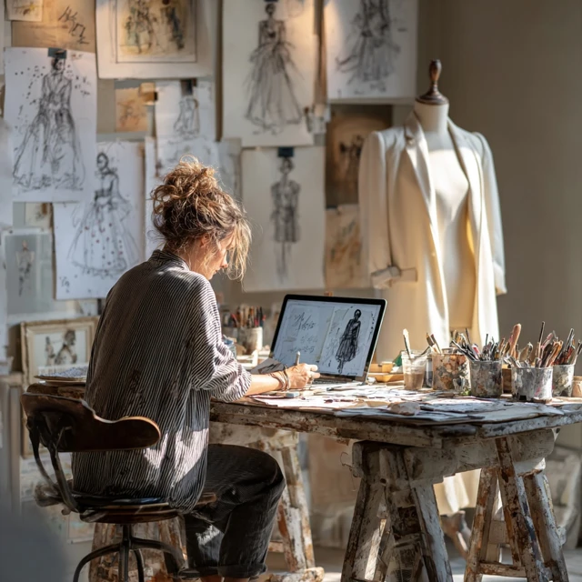 Fashion Designer at Work Studio Creative Design
