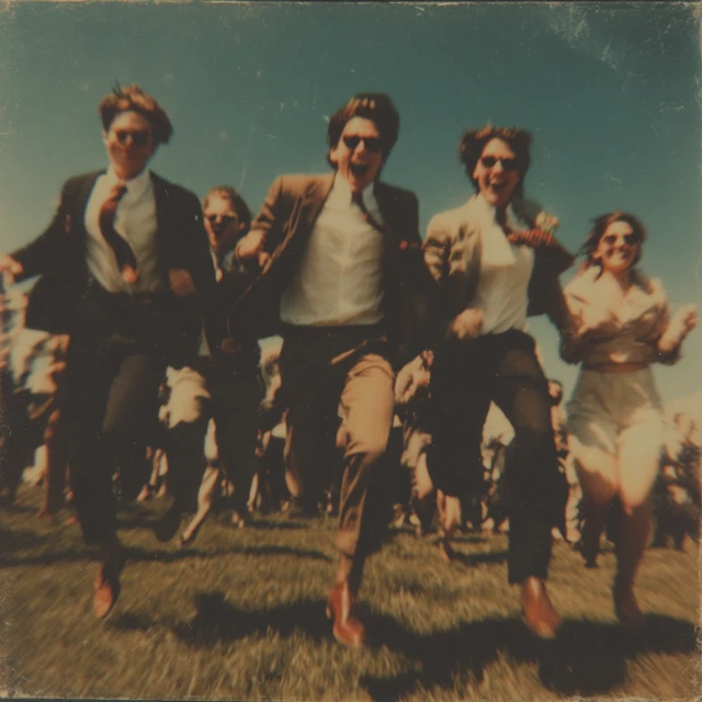 1970s Graduation Moment Vintage Polaroid Photo