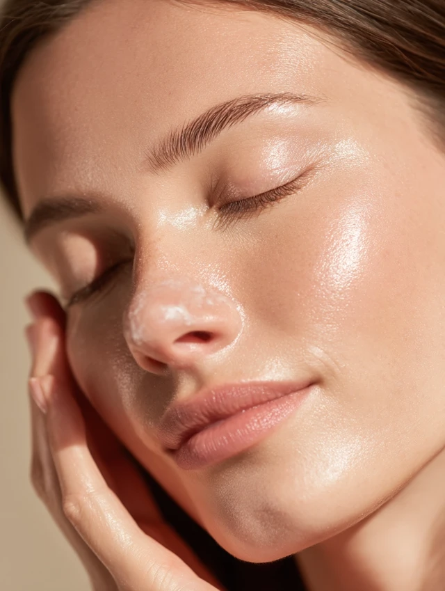 Skincare Routine: Glowing Skin Portrait