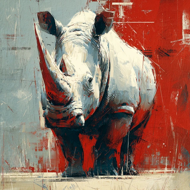 Rhinoceros Concept Art by Greg Rutkowski