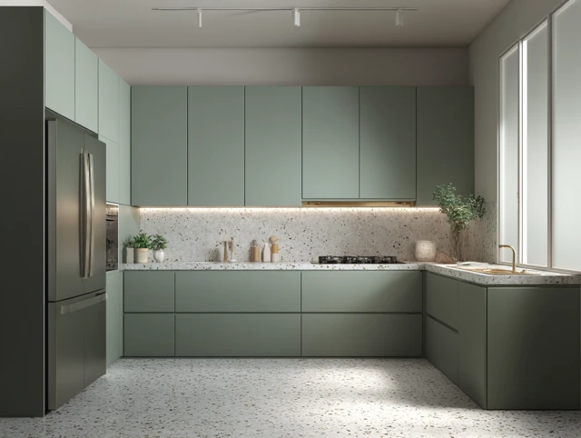 Modern Minimalist Kitchen Design Russian Apartment