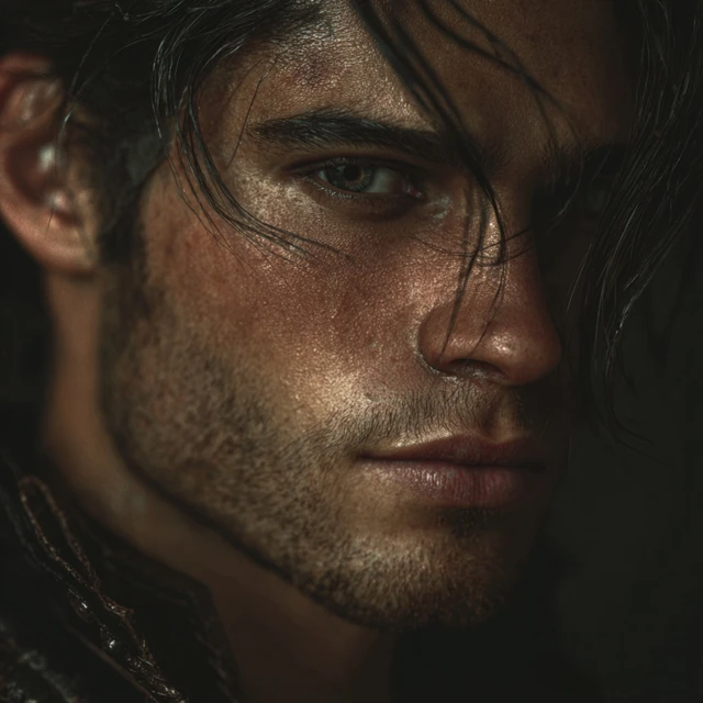 Handsome Dark Haired Fantasy Man Dark Romance