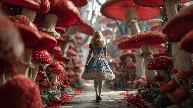Alice in Wonderland Through Alices Eyes