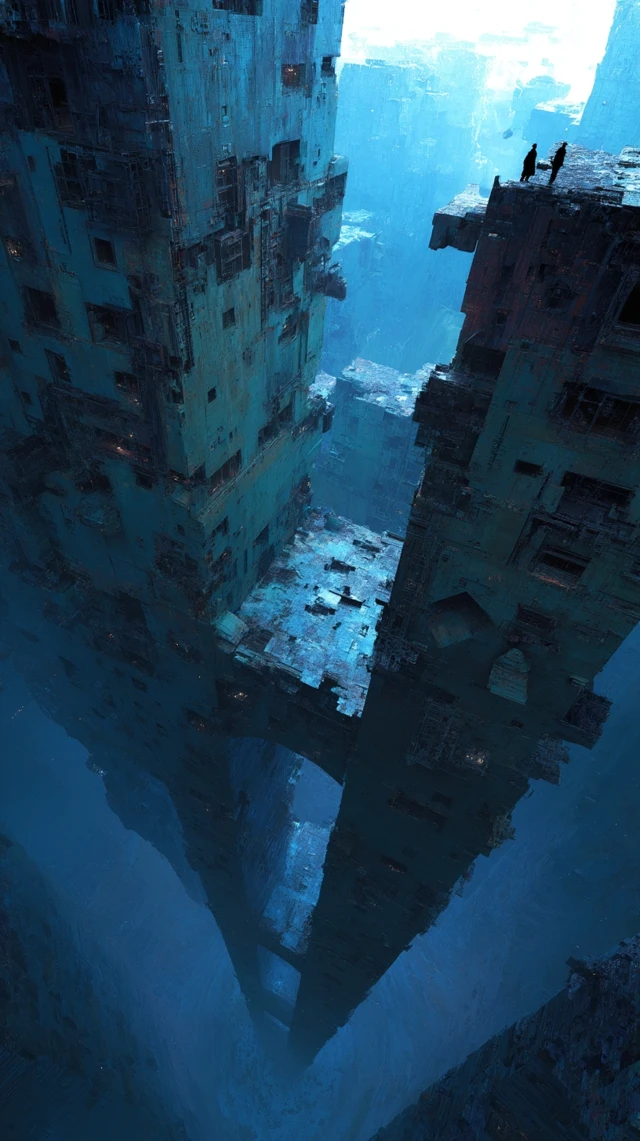 Surreal SciFi Africa Megastructures Concept Art