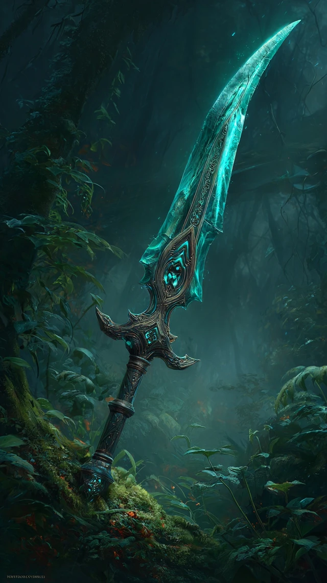 Elden Ring Moon Sword Dark Fantasy Concept Art