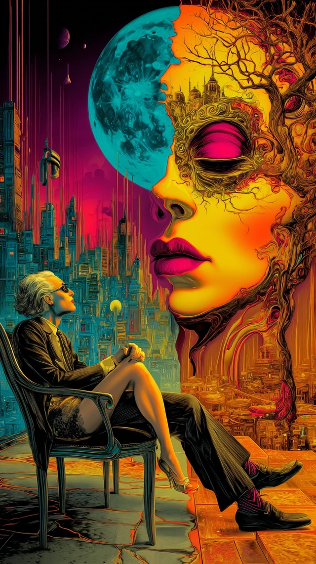 Surreal Art Inspired by Kush and Dali