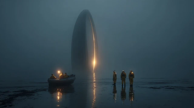 Alien Encounter at Sea Cinematic Suspense