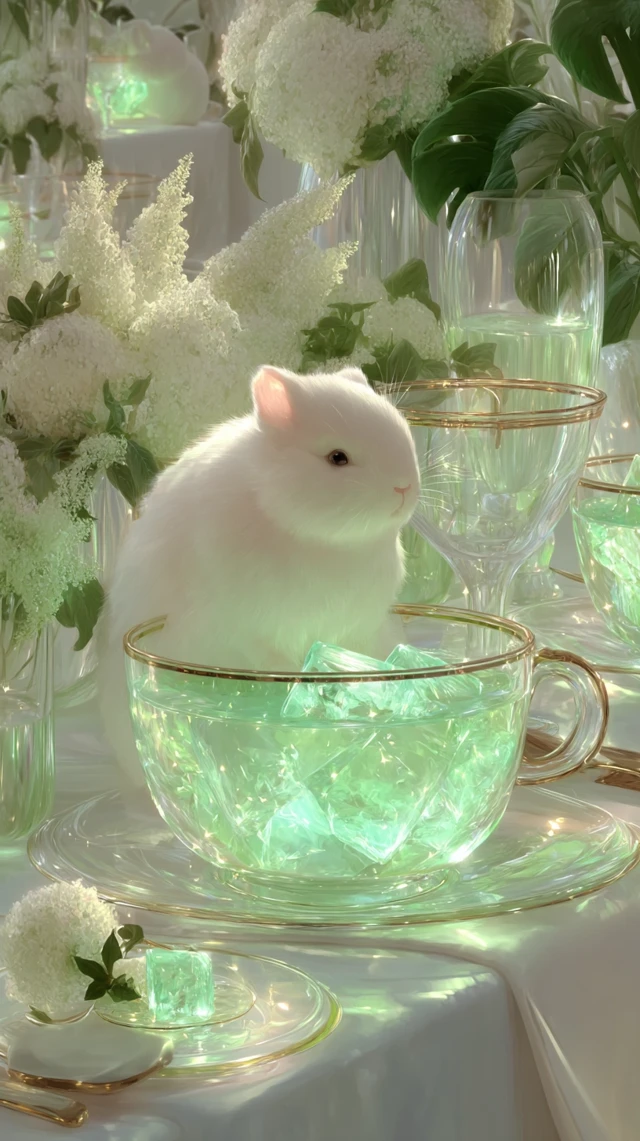 Bunny Forest Tea Party Glowing Jelly