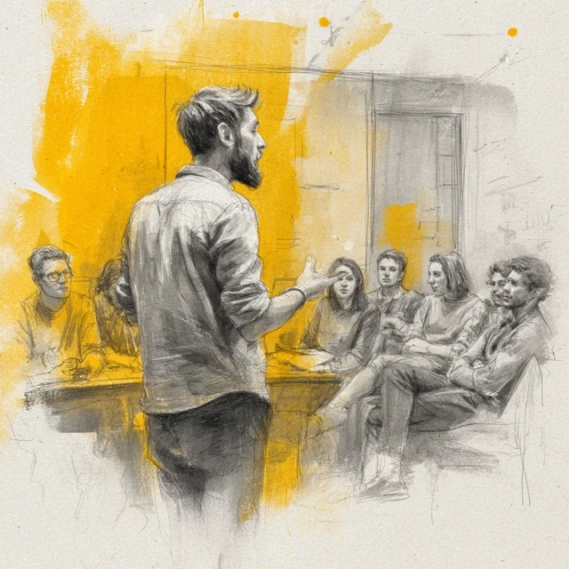 Training Session Yellow Graphite Colors Speaker