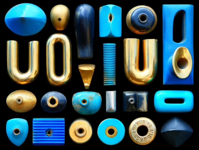 Scrap Dealer Collection Colorful Metal and Plastic Objects