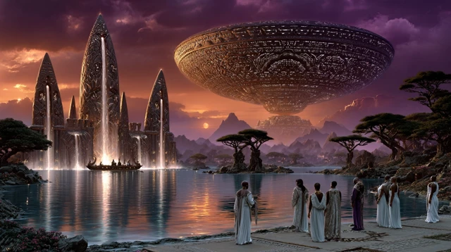 Ancestral Dream Futuristic Cityscape