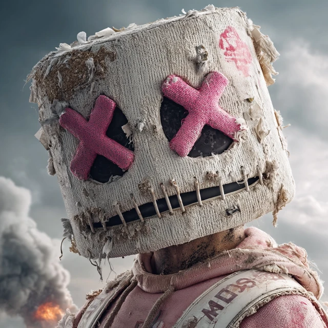 Marshmello Portrait: DJ Music Artist Artwork