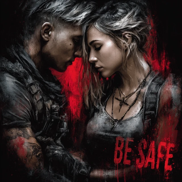 Couple Embracing Be Safe