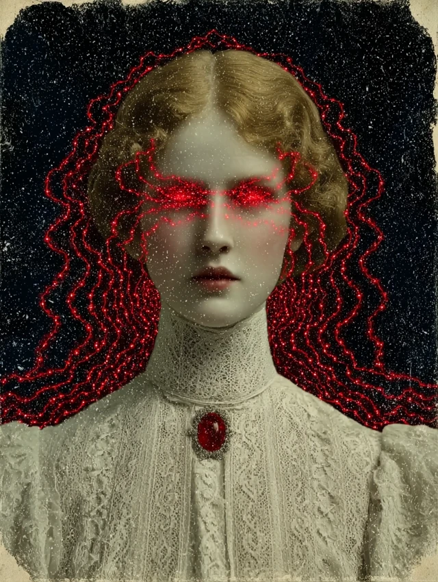 Cult Horror Portrait Modern Aesthetic Art