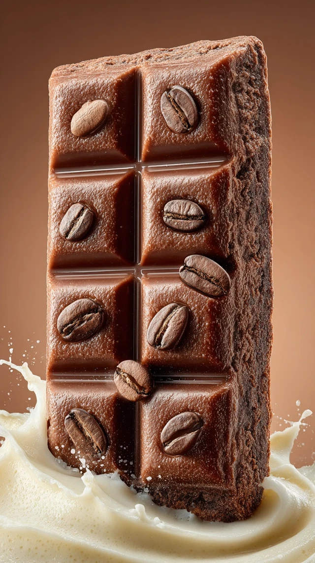 Chocolate Bar Stack Delicious Dessert Food Image
