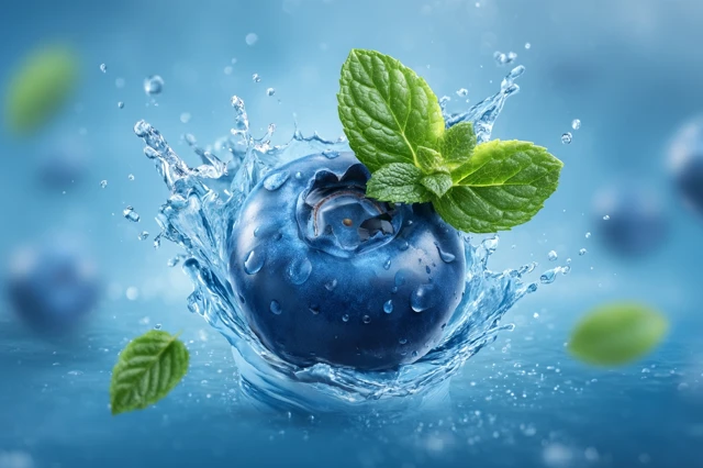Blueberry Splash Refreshing Freeze Frame