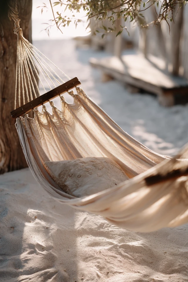 Beach Hammock Serene Coastal Relaxation Luxury