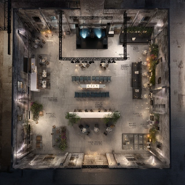 Event Floor Plan Carriageworks Sydney Australia