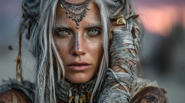 Burning Man Beauty: Futuristic Tribal Fashion