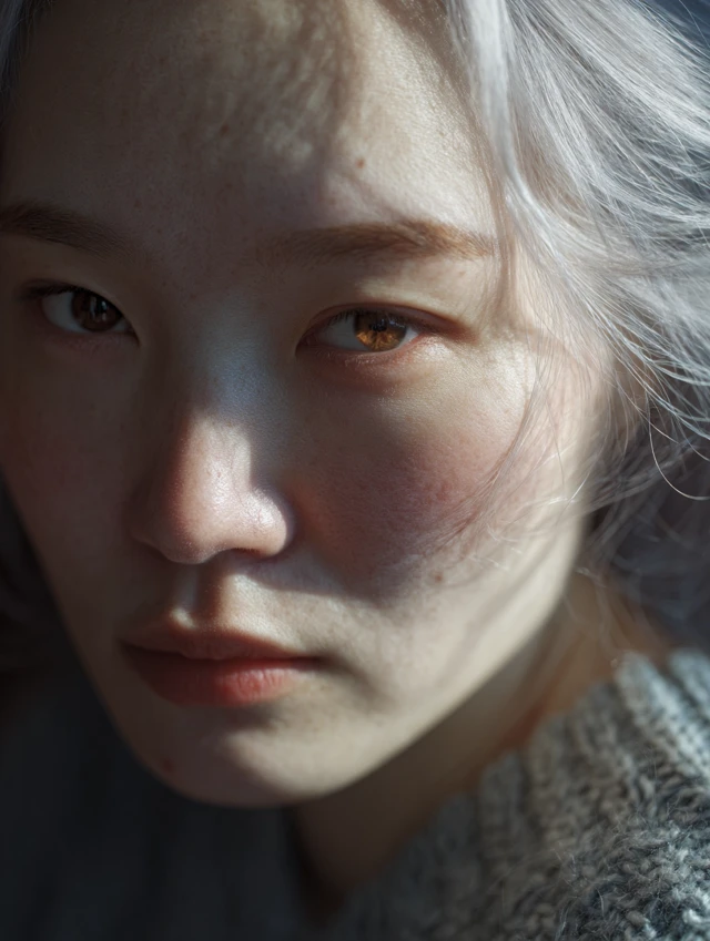 UltraRealistic Portrait Photography Closeup