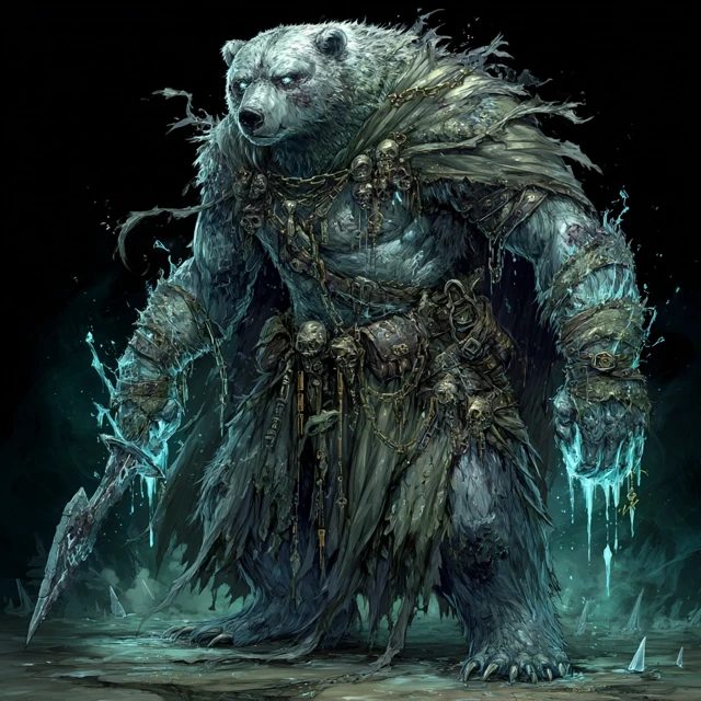Undead Bear Barbarian: Spectral Fury