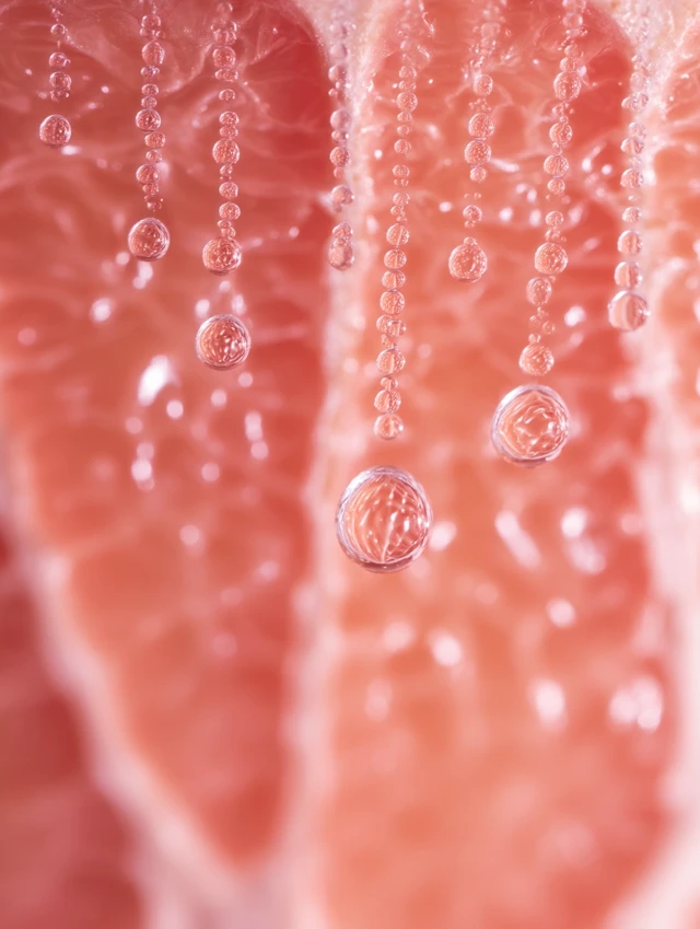 Grapefruit Macro Photography Water Droplets