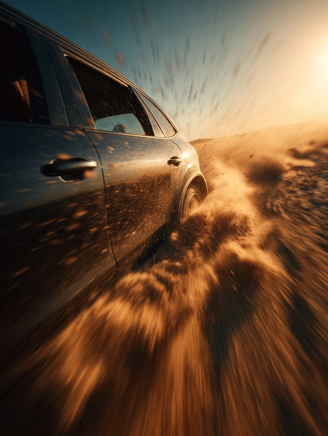 Luxury SUV in Motion Dynamic Car Commercial