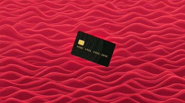 Black Gold Credit Card Illustration Luxury Design