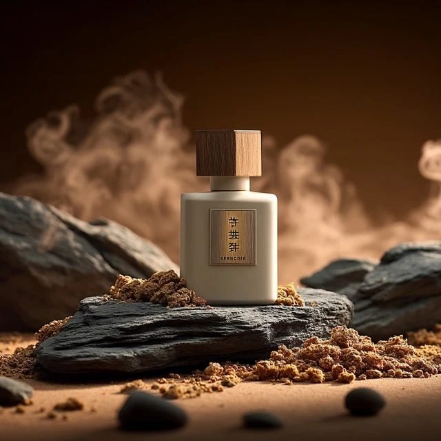 Perfume Bottle Product Photography in Arabic Style