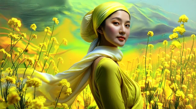 Jiali in Hongling Fields Cinematic Painting