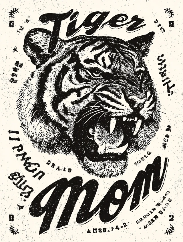 Tiger Mom TShirt Design Detroit Baseball Team