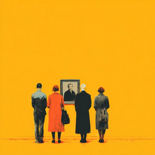 Art Critique Book Cover in Andy Warhol Style