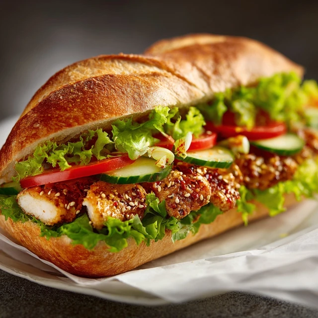 Sichuan Pepper Chicken Fillet Sandwich
