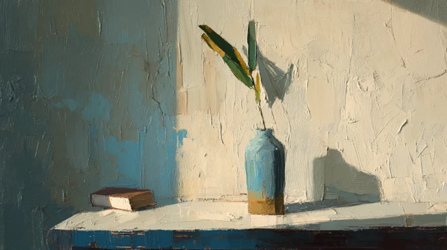 Abstract Impressionist Still Life Painting