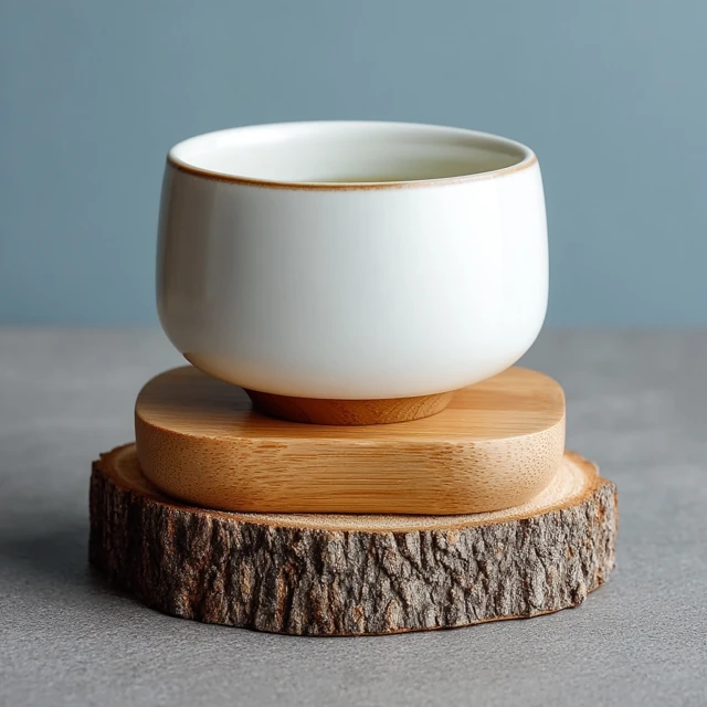 Wooden Bowl Holder Tree Stump Design