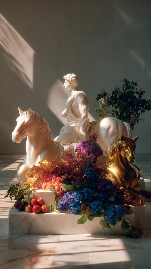 Ancient Sculpture by Jeff Koons, Elegant Art