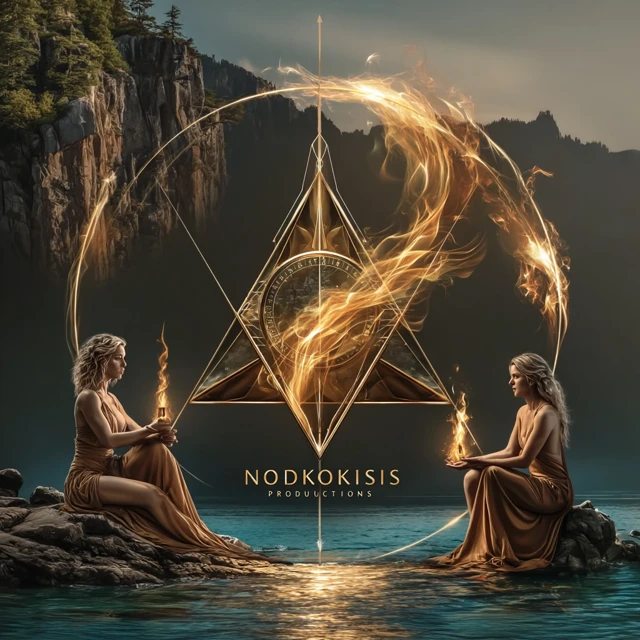 NODKOSIS PRODUCTIONS Logo Art Fantasy Design