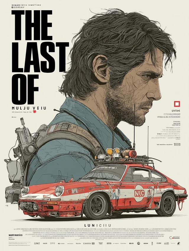 The Last of Us Movie Poster with Henry Cavill Cyberpunk