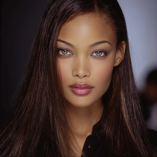 90s Supermodel African American Beauty