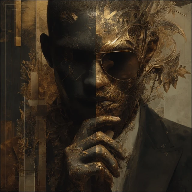 Enigmatic Figure Portrait Dark Fantasy Art